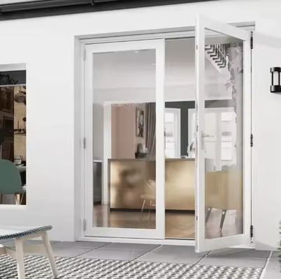 Προσαρμόσιμες πόρτες από αλουμίνιο και γυαλί για την επιφάνεια που καλύπτεται με σκόνη του μπάνιου