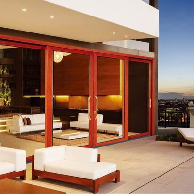 Επιδόσεις Στερεές ανθεκτικές Μεγάλη ολισθητή γυάλινη πόρτα για μακρά διάρκεια ζωής