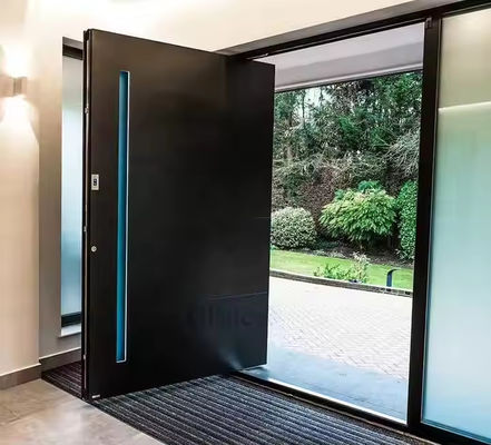 Εσωτερική πρίζα αλουμινίου από ανοξείδωτο χάλυβα με καθαρό γυαλί και πάχος πλαισίου 1,8 mm